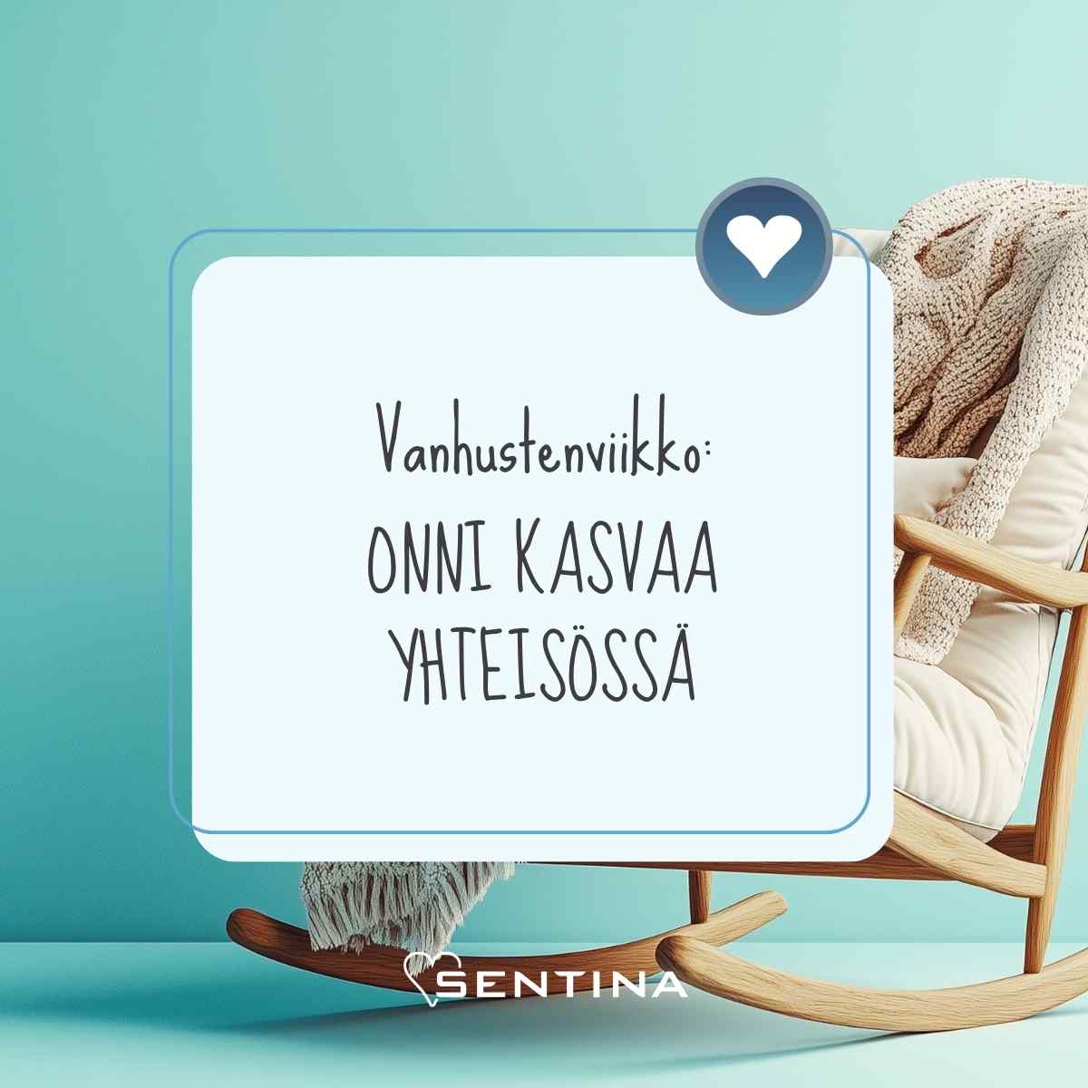 Vanhustenviikko: " Onni kasvaa yhteisössä"